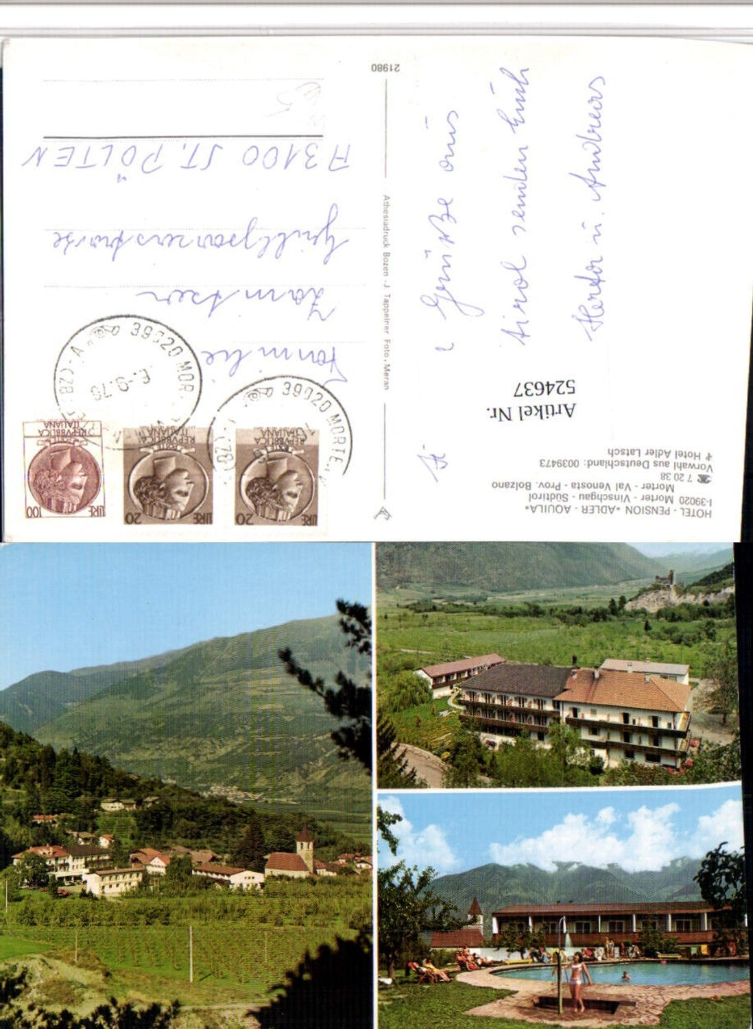 Alte Ansichtskarte – Old Postcard