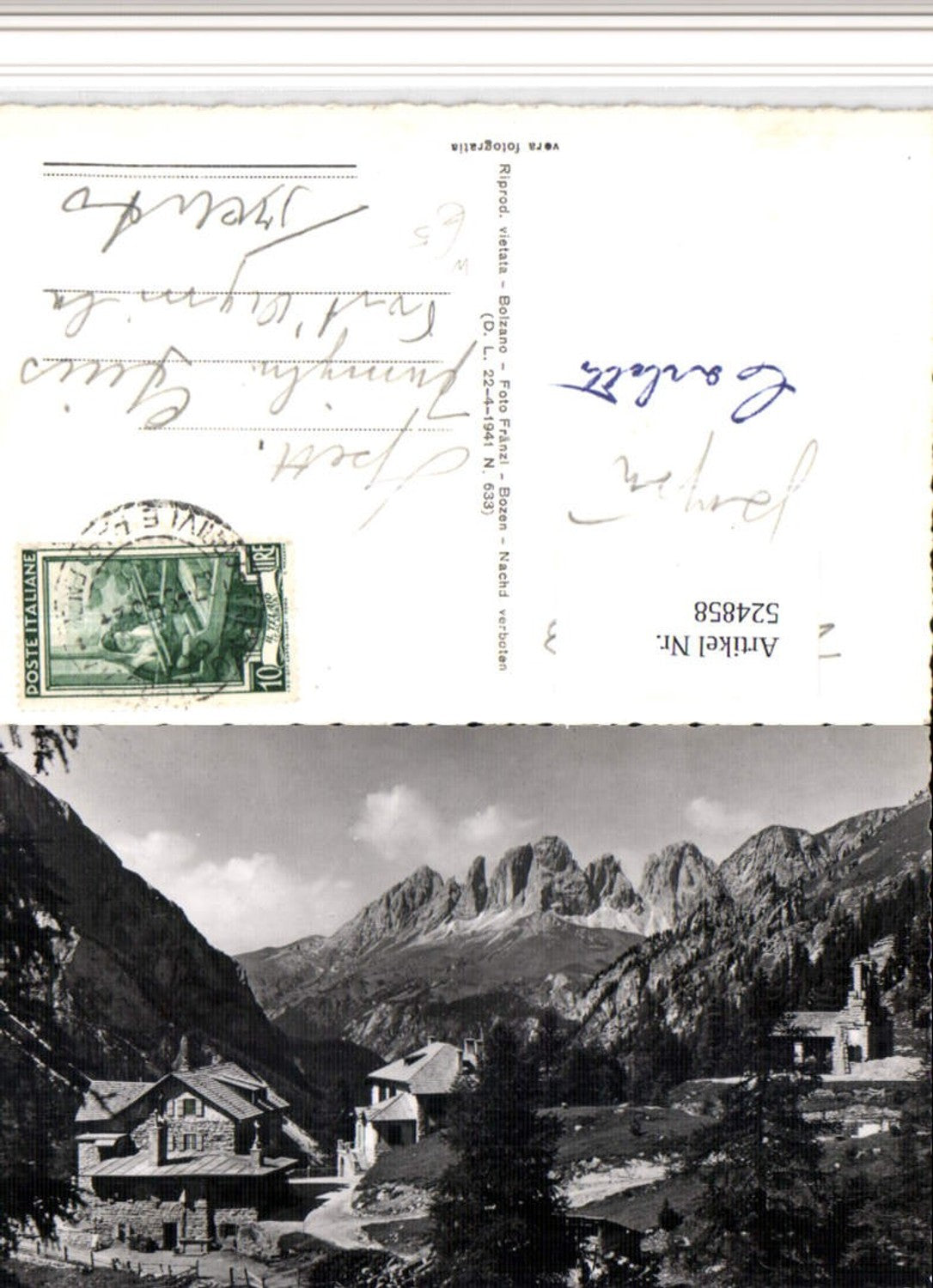 Alte Ansichtskarte – Old Postcard