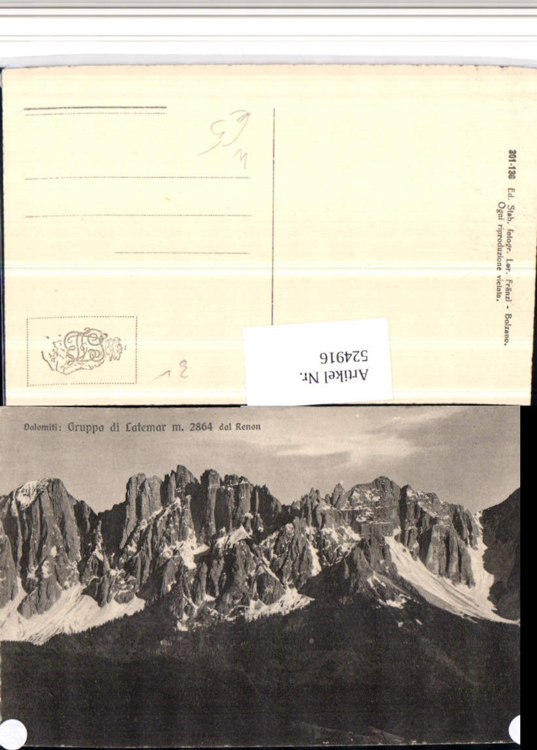 Alte Ansichtskarte – Old Postcard