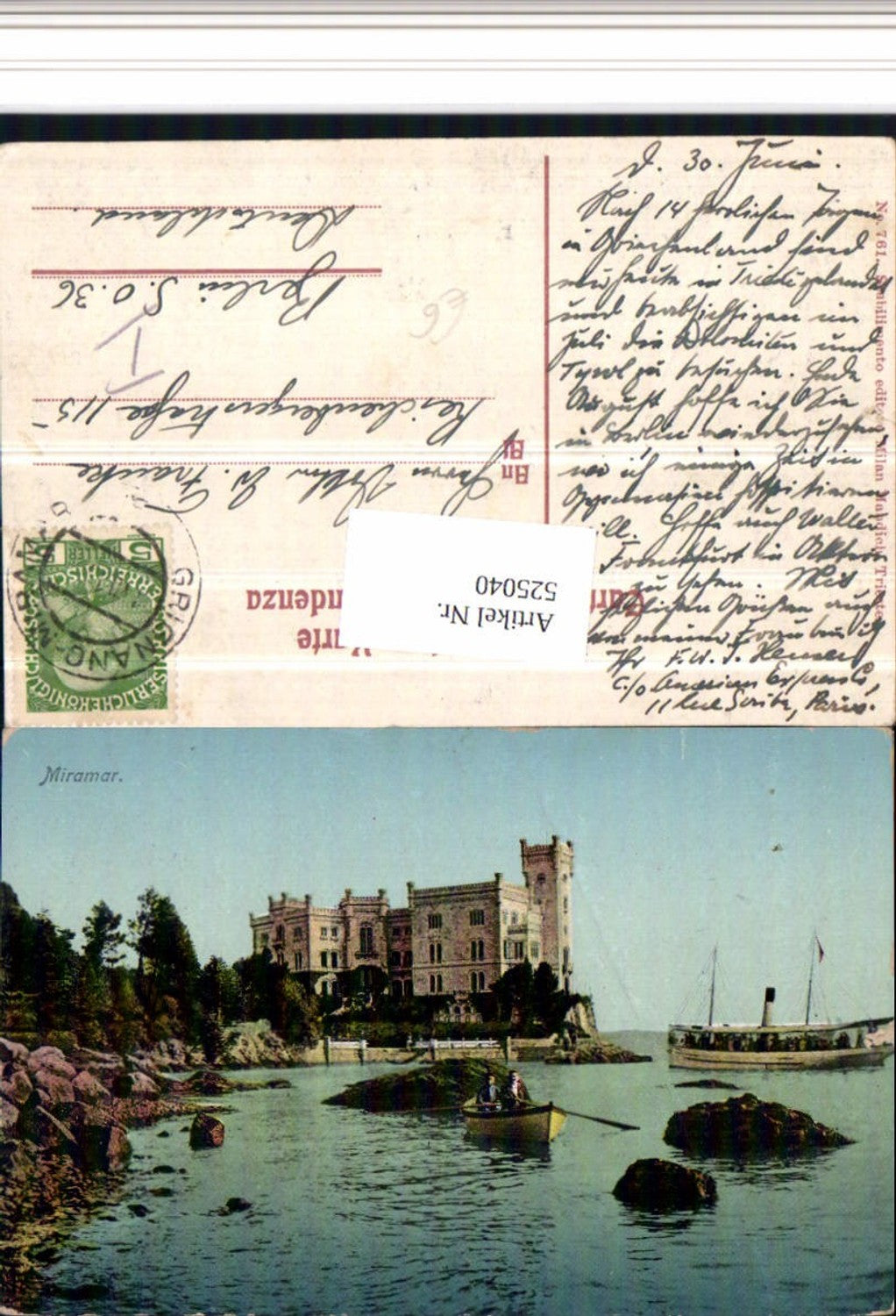 Alte Ansichtskarte – Old Postcard