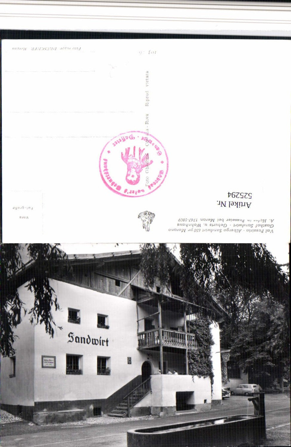 Alte Ansichtskarte – Old Postcard