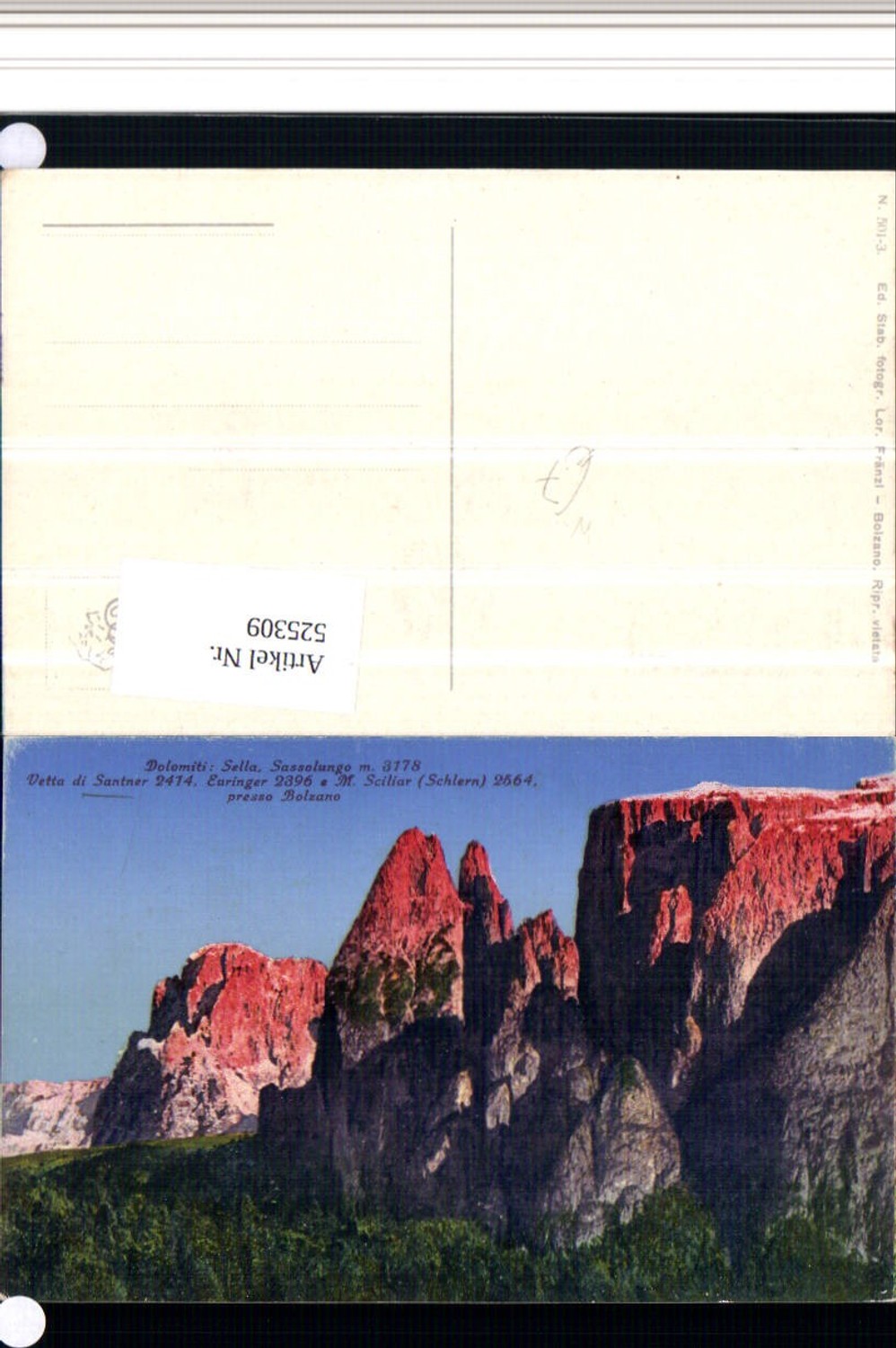 Alte Ansichtskarte – Old Postcard