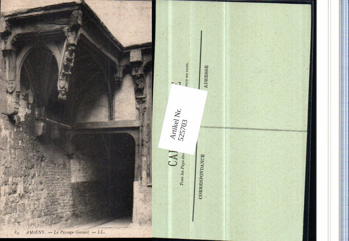 525703,Picardie Somme Amiens Passage Gossart