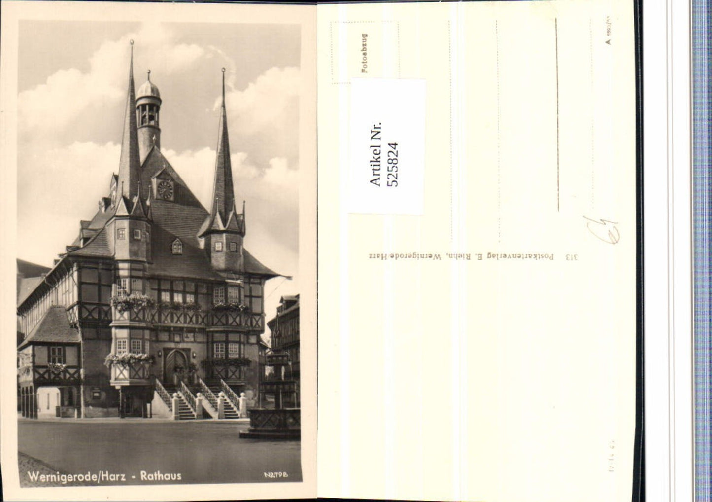 525824,Wernigerode am Harz Rathaus