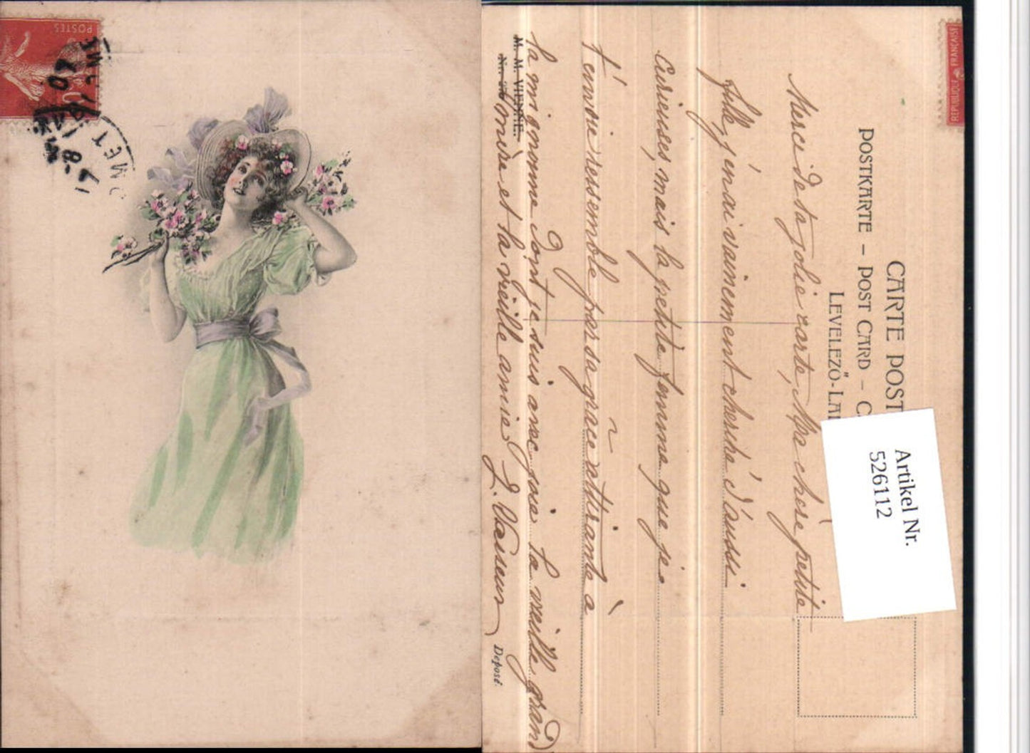 526112,Künstler AK Präge AK Frau Kleid Modepub Munk Vienne 276