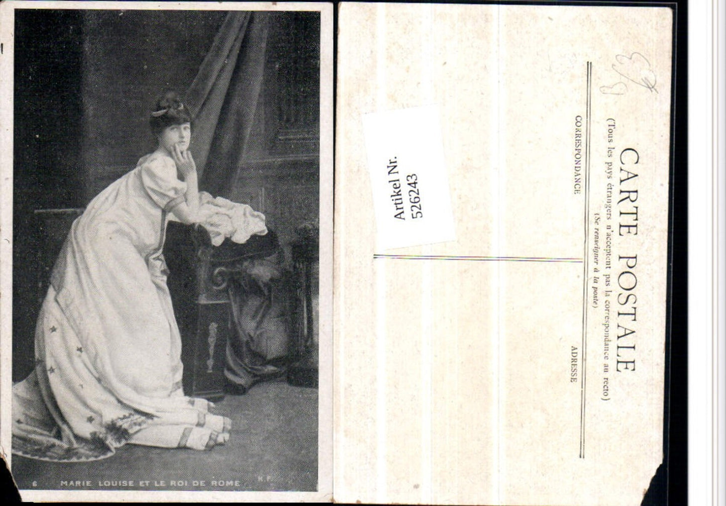 526243,Marie Louise Et Le Roi de Rome Kleid Mode