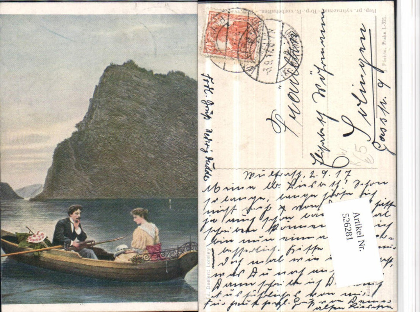 526281,Künstler AK Ed. Daelen Loreley b. St. Goarshausen