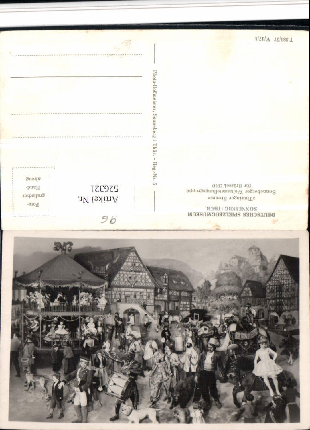 526321,Spielzeug Spielzeugmuseum Sonneberg Puppen Thüringer Kirmes Fasching Karneval