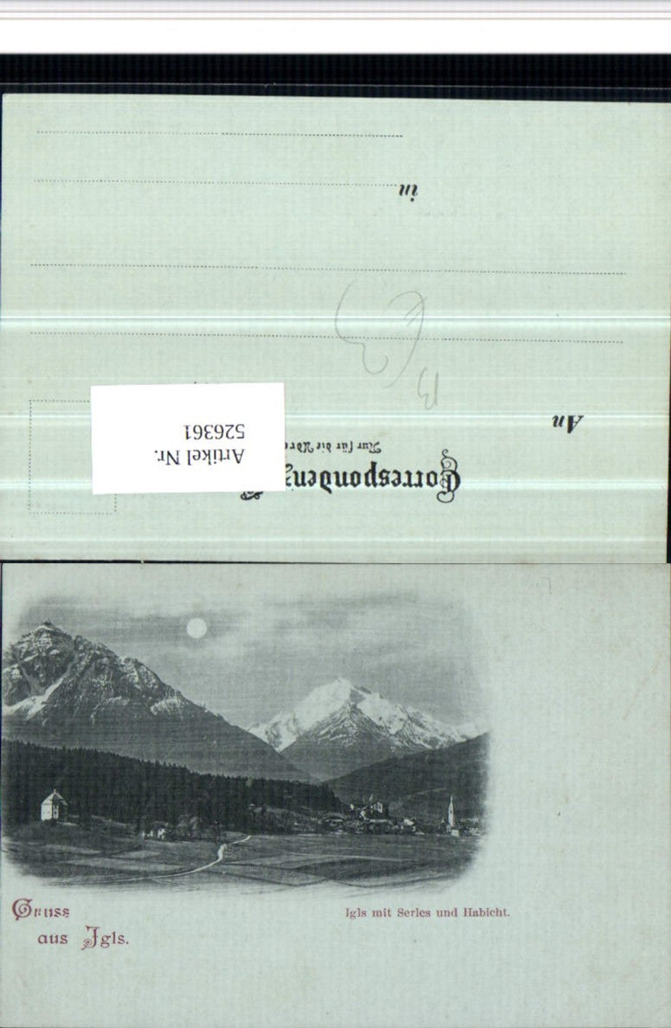 Alte Ansichtskarte – Old Postcard