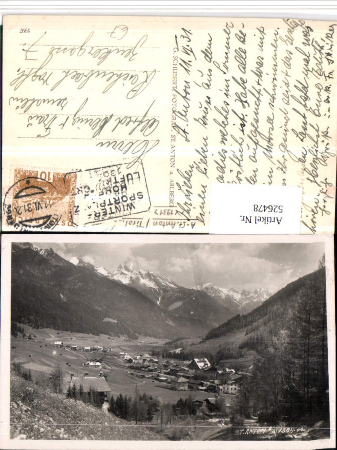 Alte Ansichtskarte – Old Postcard