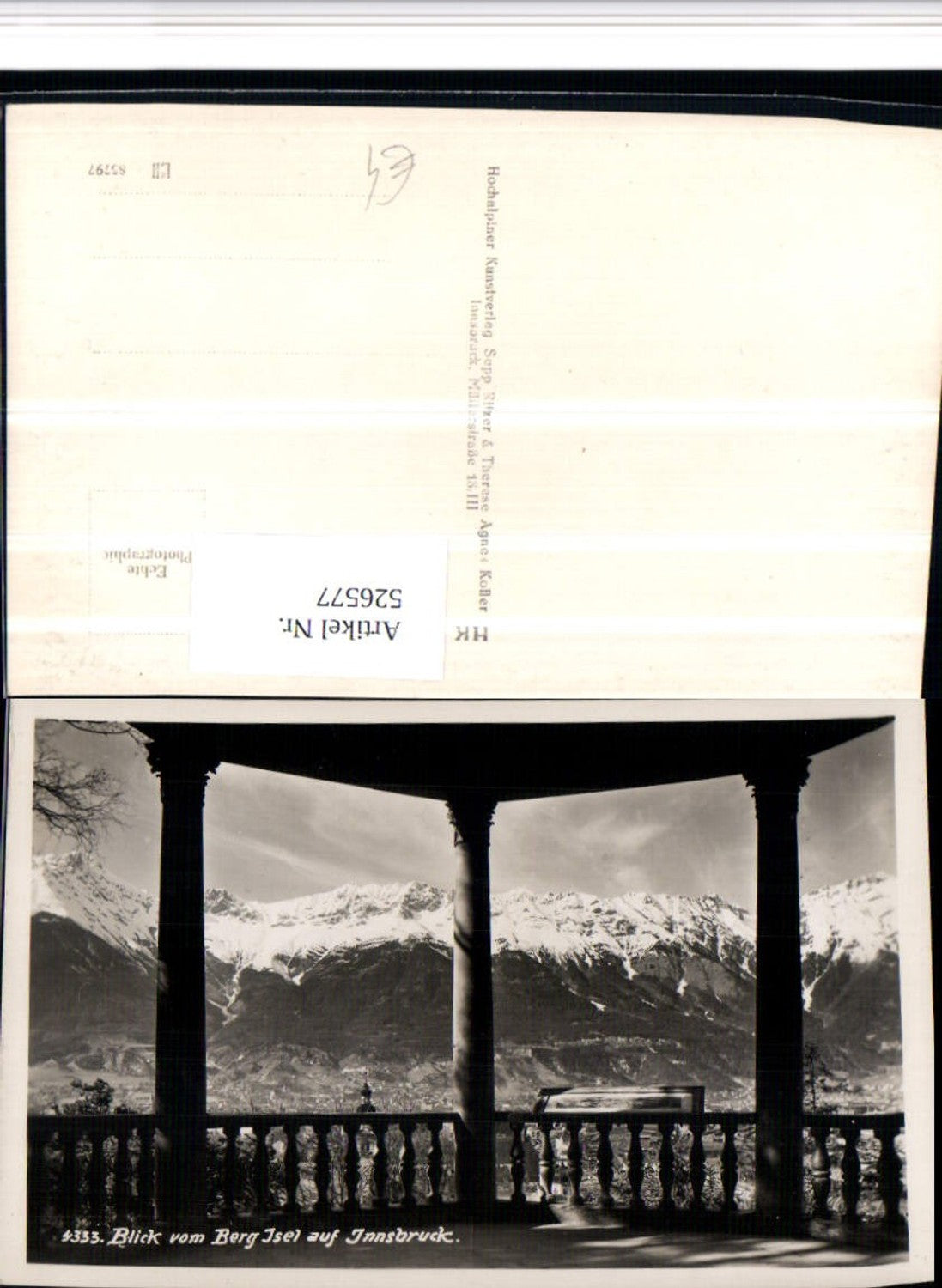 Alte Ansichtskarte – Old Postcard