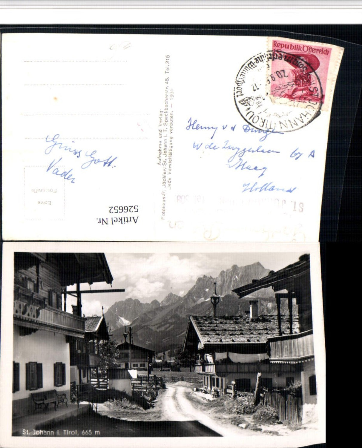 Alte Ansichtskarte – Old Postcard