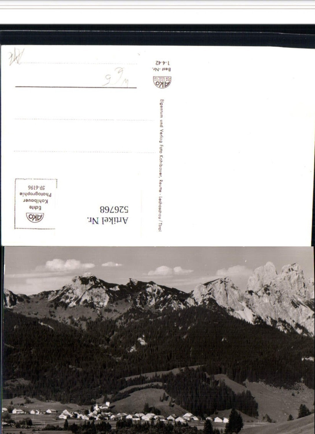 Alte Ansichtskarte – Old Postcard