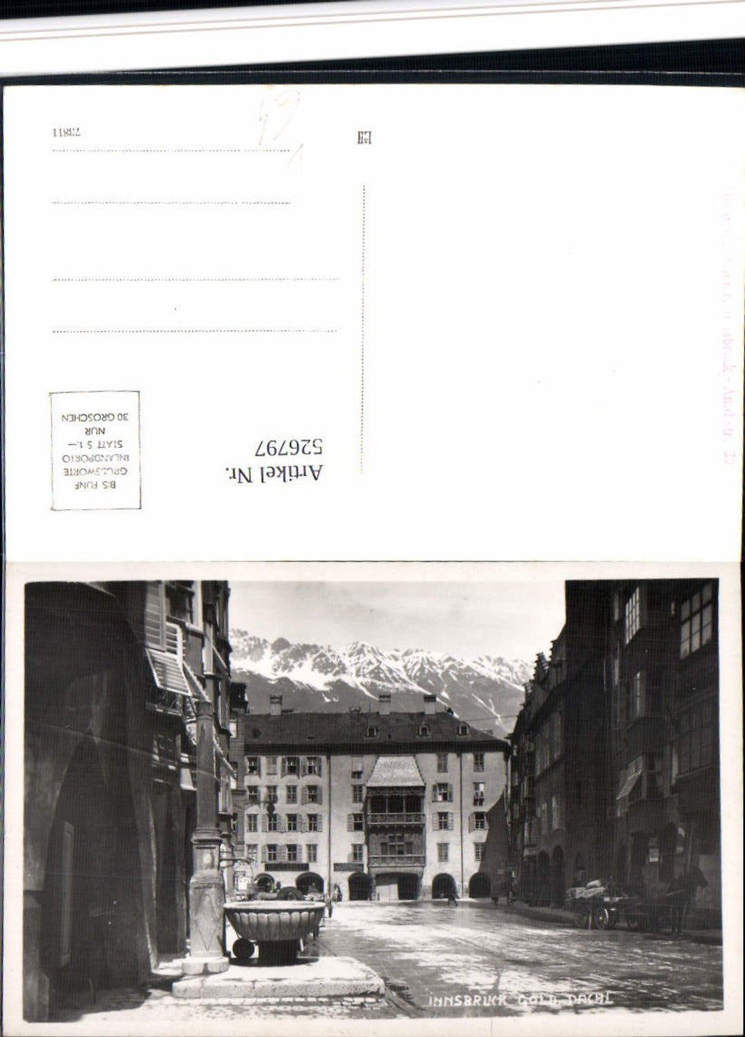 Alte Ansichtskarte – Old Postcard