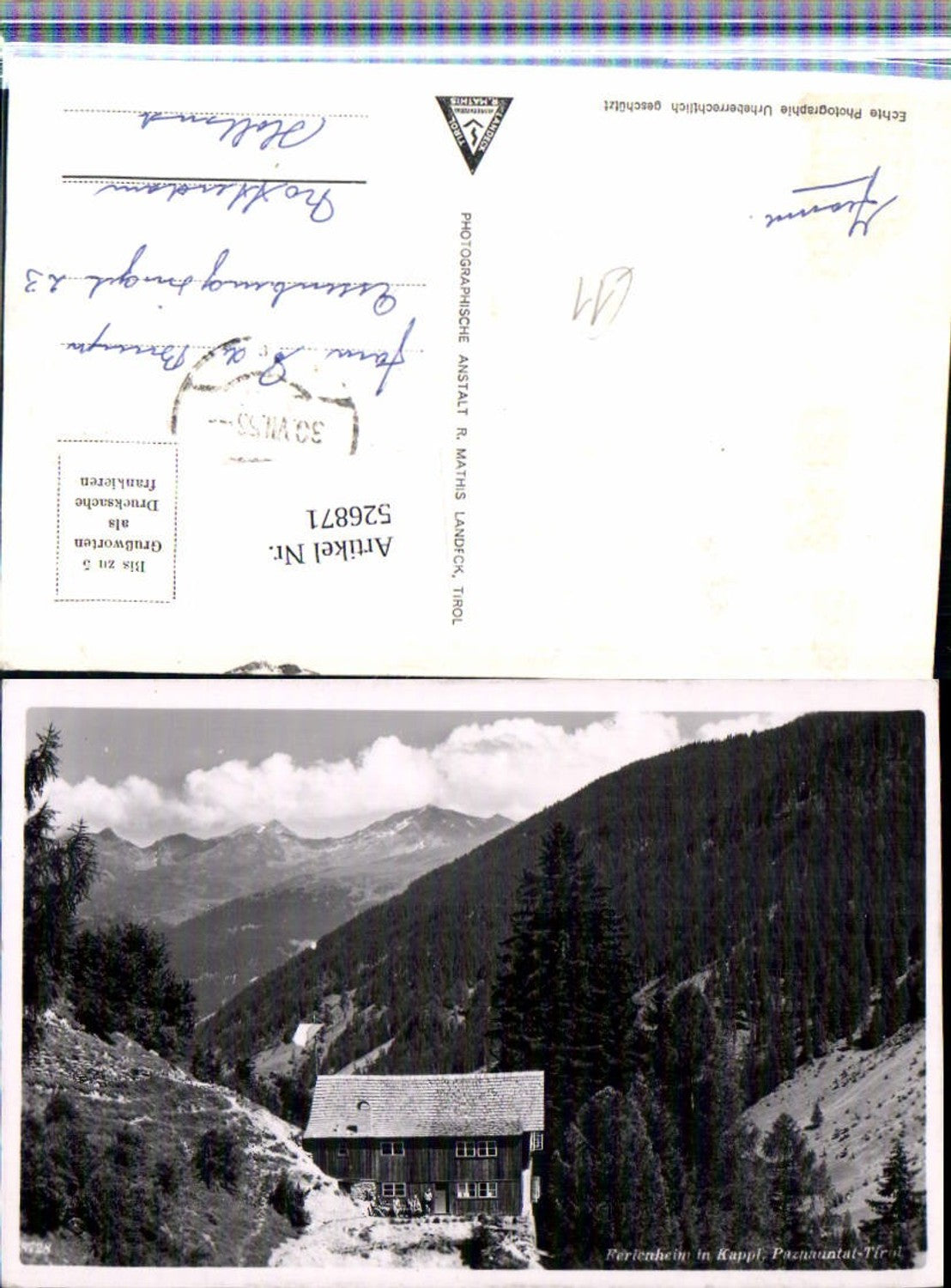 Alte Ansichtskarte – Old Postcard