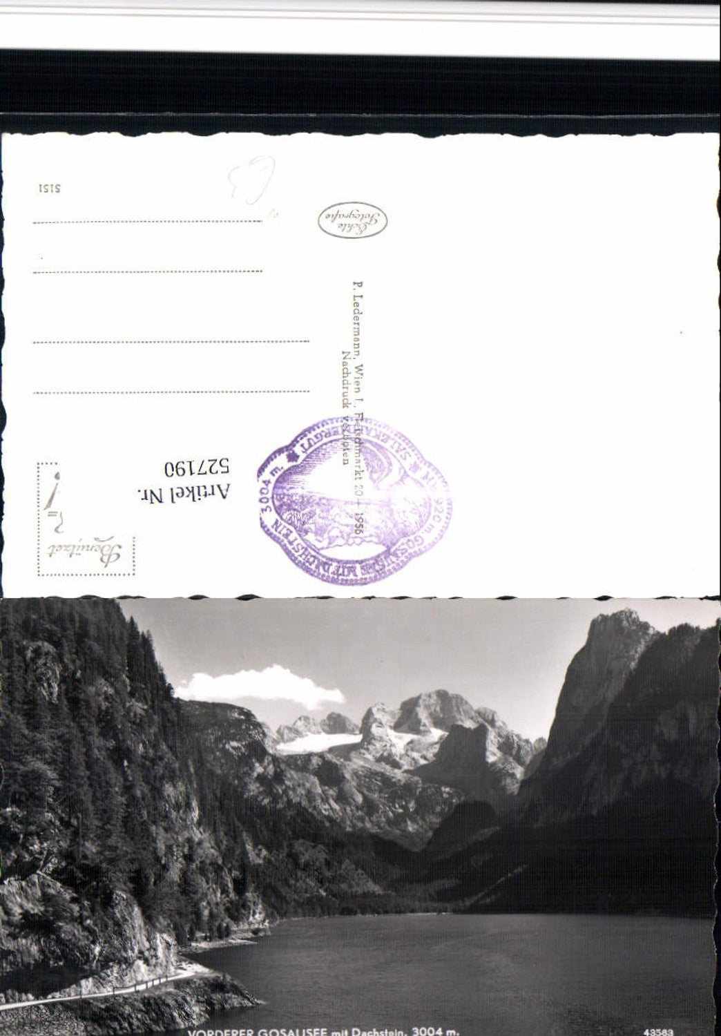 527190,Vorderer Gosausee bei Gosau