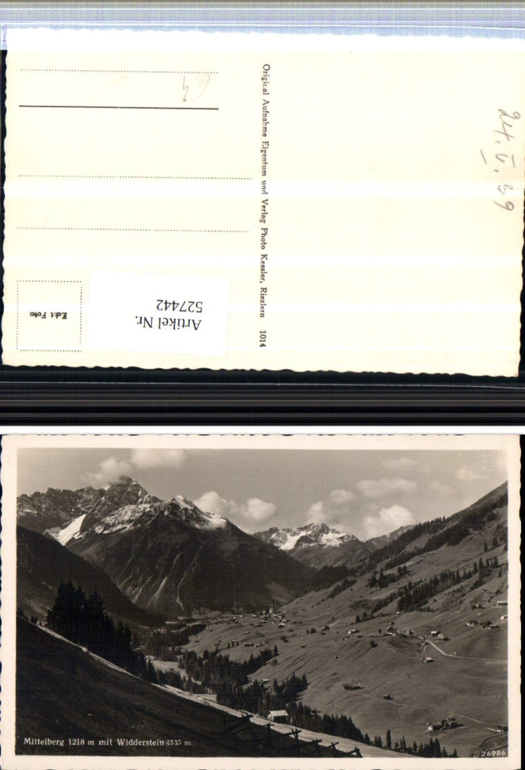 Alte Ansichtskarte – Old Postcard