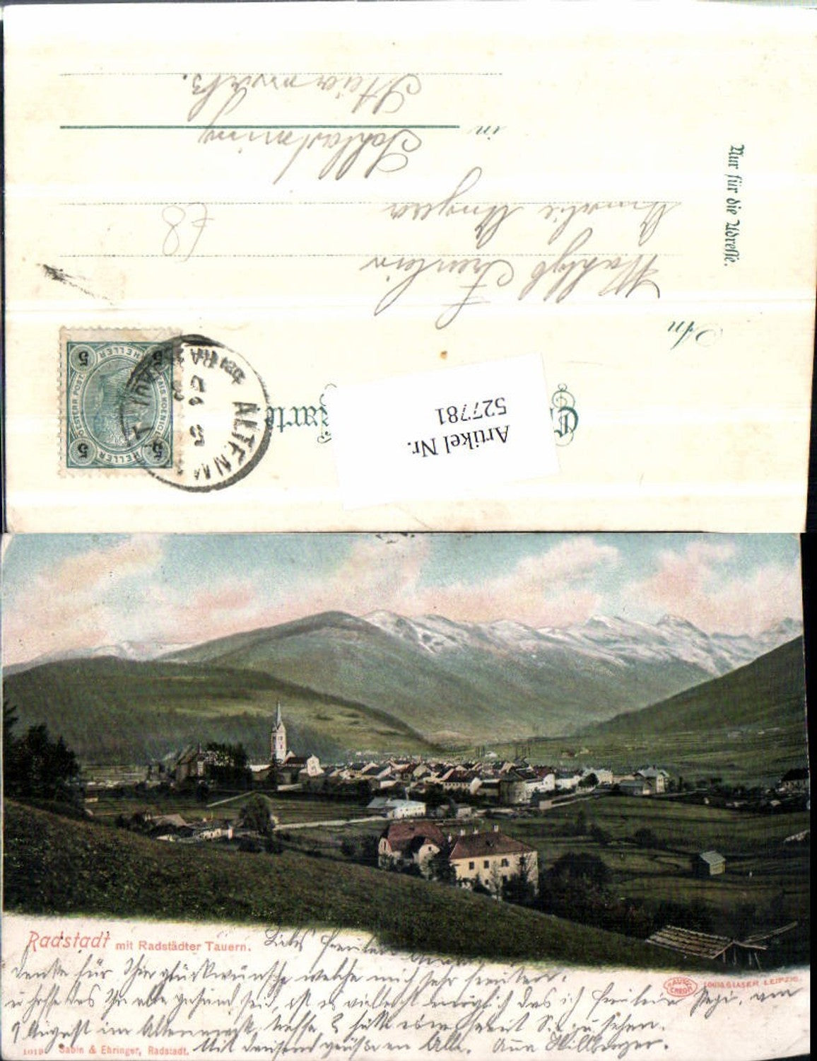 Alte Ansichtskarte – Old Postcard
