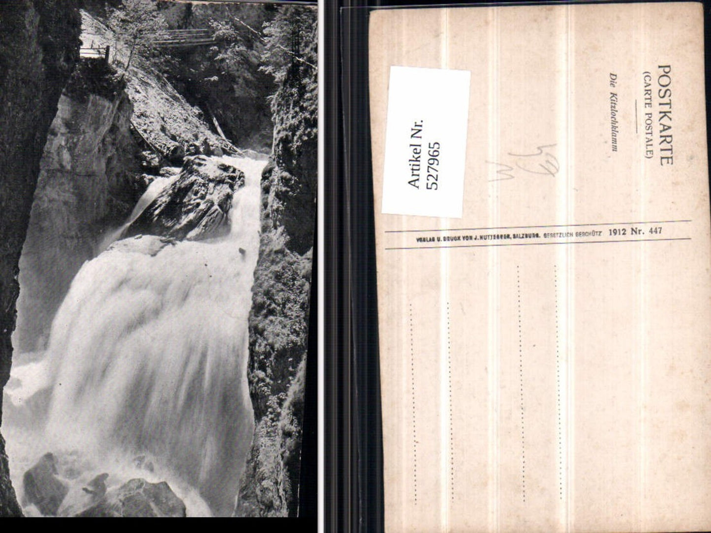 527965,Kitzlochklamm b. Lend Taxenbach