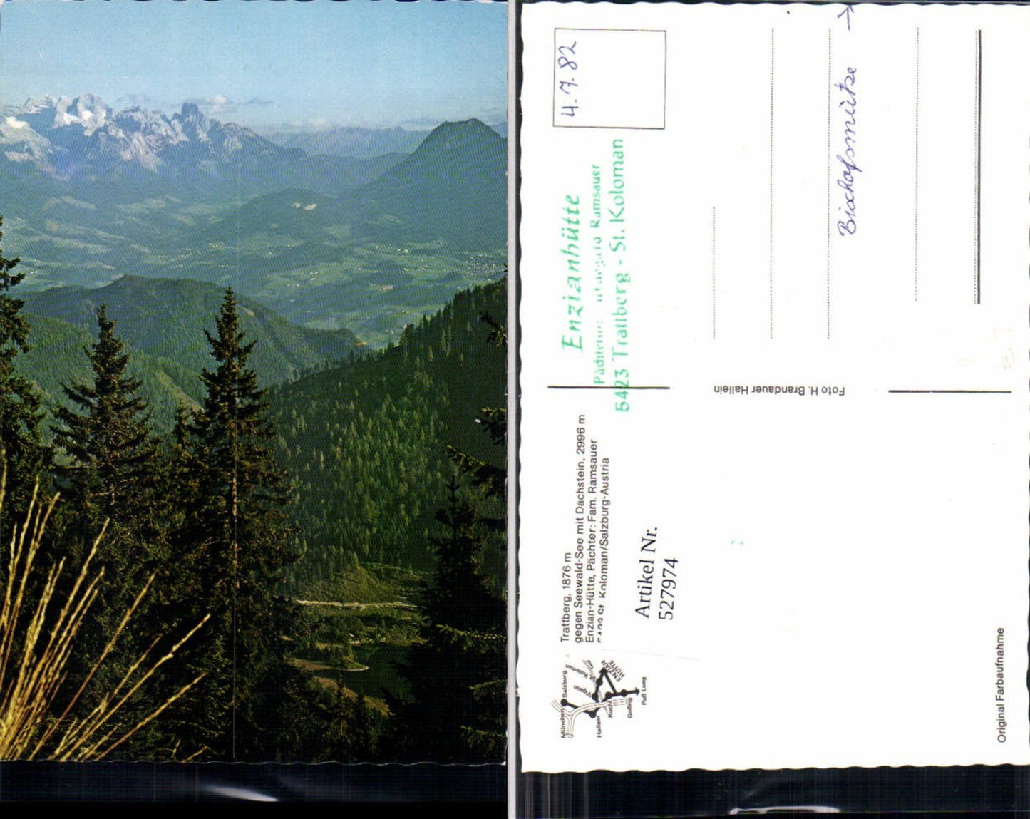 527974,Trattberg Enzianhütte Golling Pass Lueg Kuchl St. Koloman