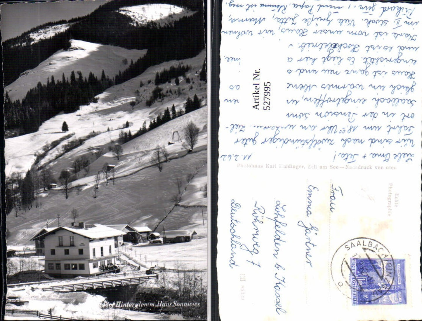 527995,Saalbach Hinterglemm Haus Sonnwies