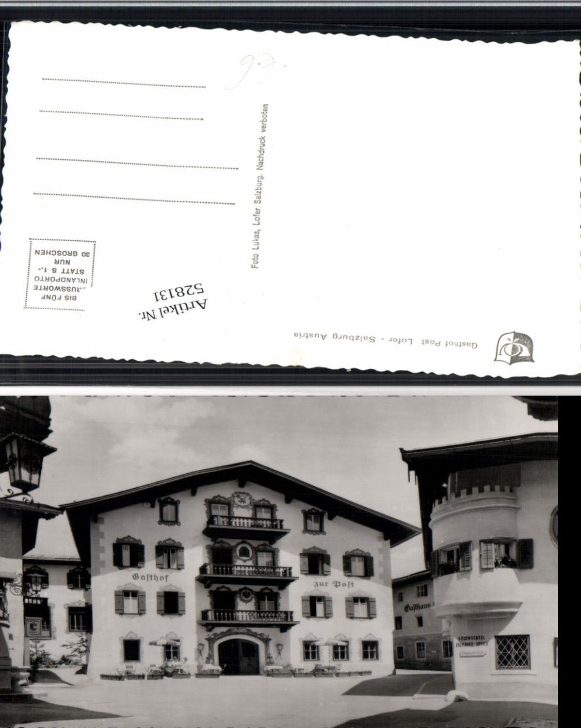 528131,Lofer Gasthaus zur Post