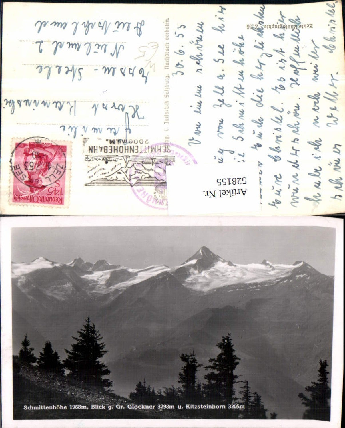 528155,Schmittenhöhe bei Zell am See Kitzsteinhorn