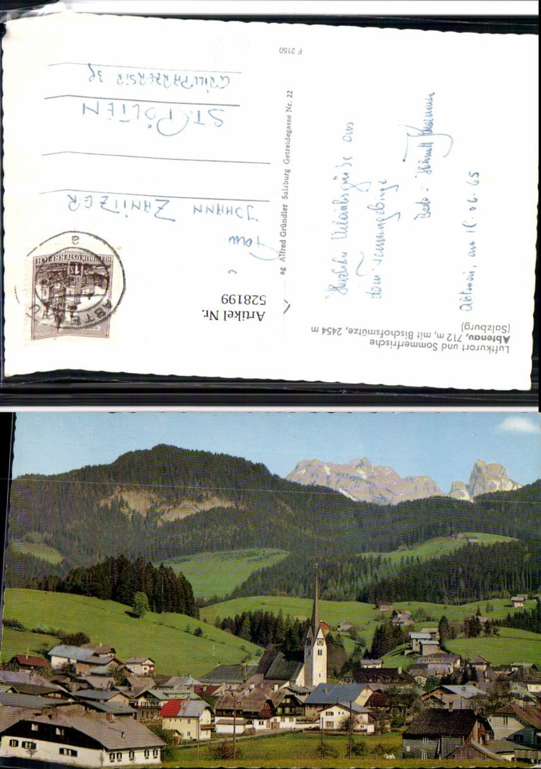 528199,Abtenau m. Bischofsmütze