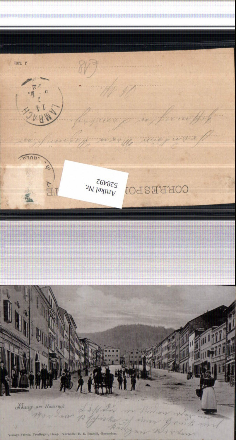 528492,Haag am Hausruck Straßenpartie pub Brandt