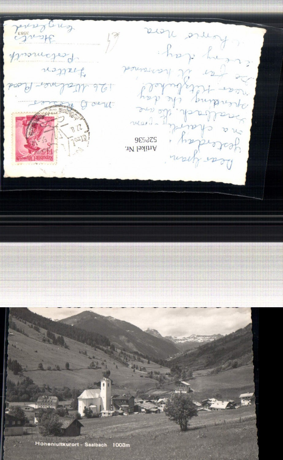 5285636,Foto-AK Saalbach