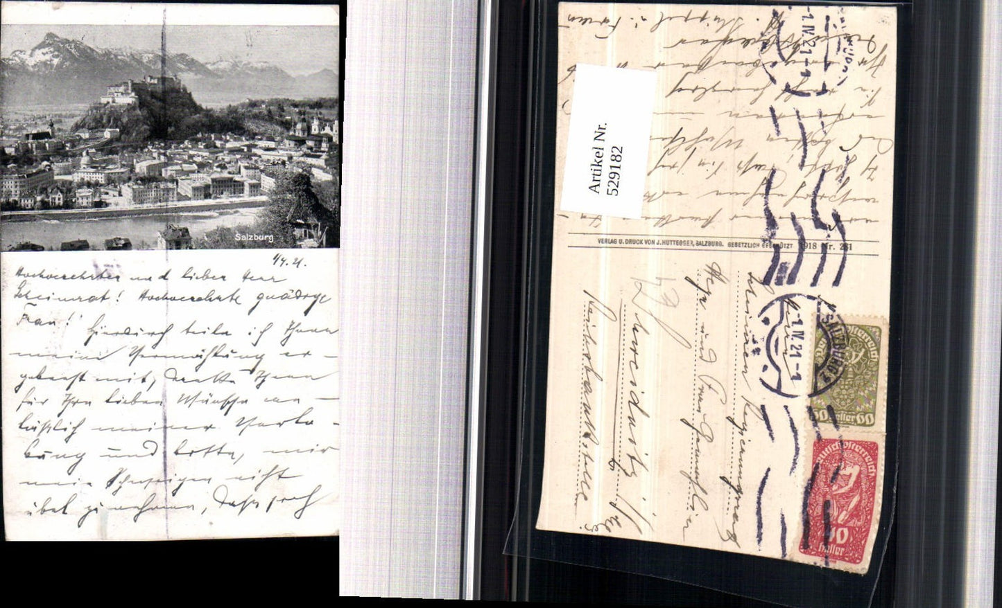 529182,Salzburg Totale um 1900