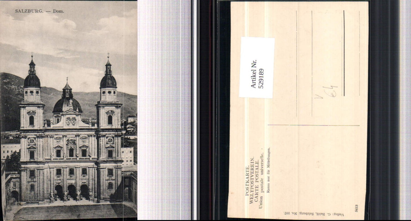 529189,Salzburg Dom pub Baldi 107