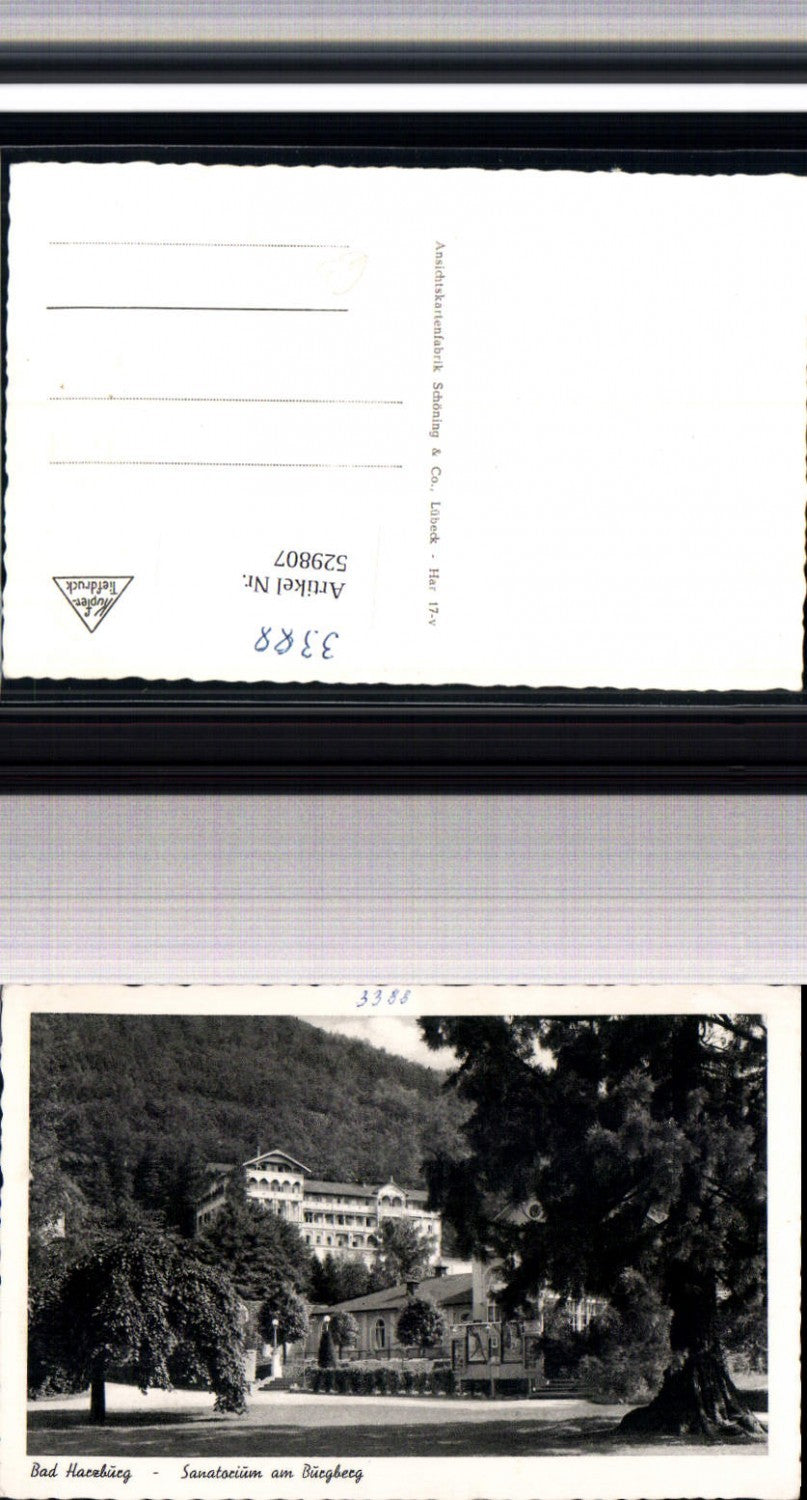 529807,Bad Harzburg Sanatorium am Burgberg