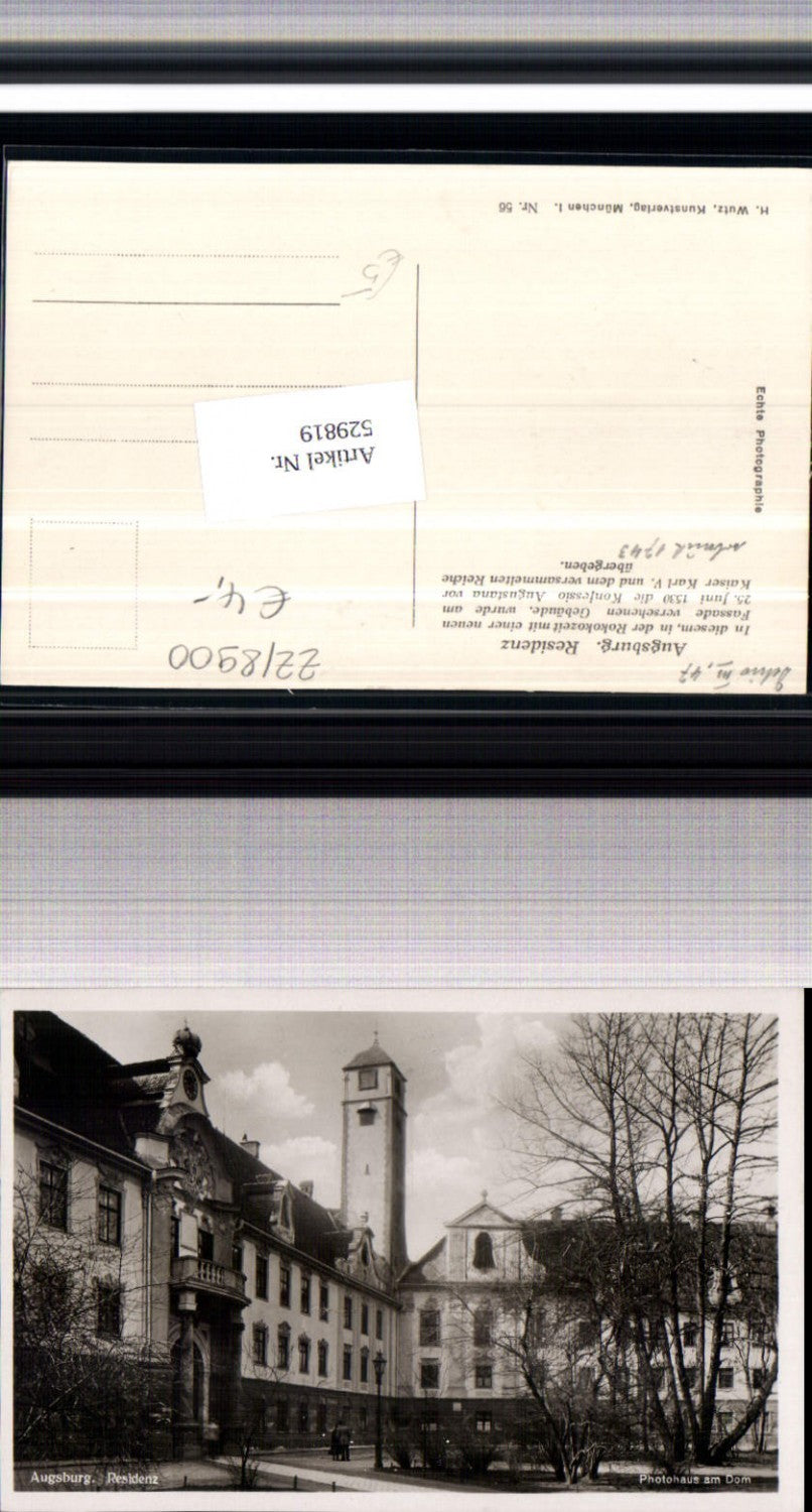 529819,Augsburg Residenz pub Photohaus am Dom
