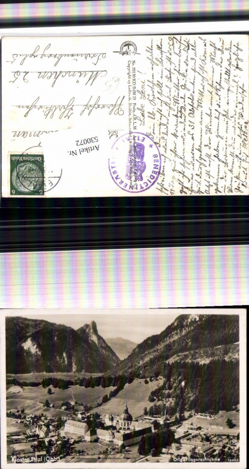 530072,Fliegeraufnahme Ettal