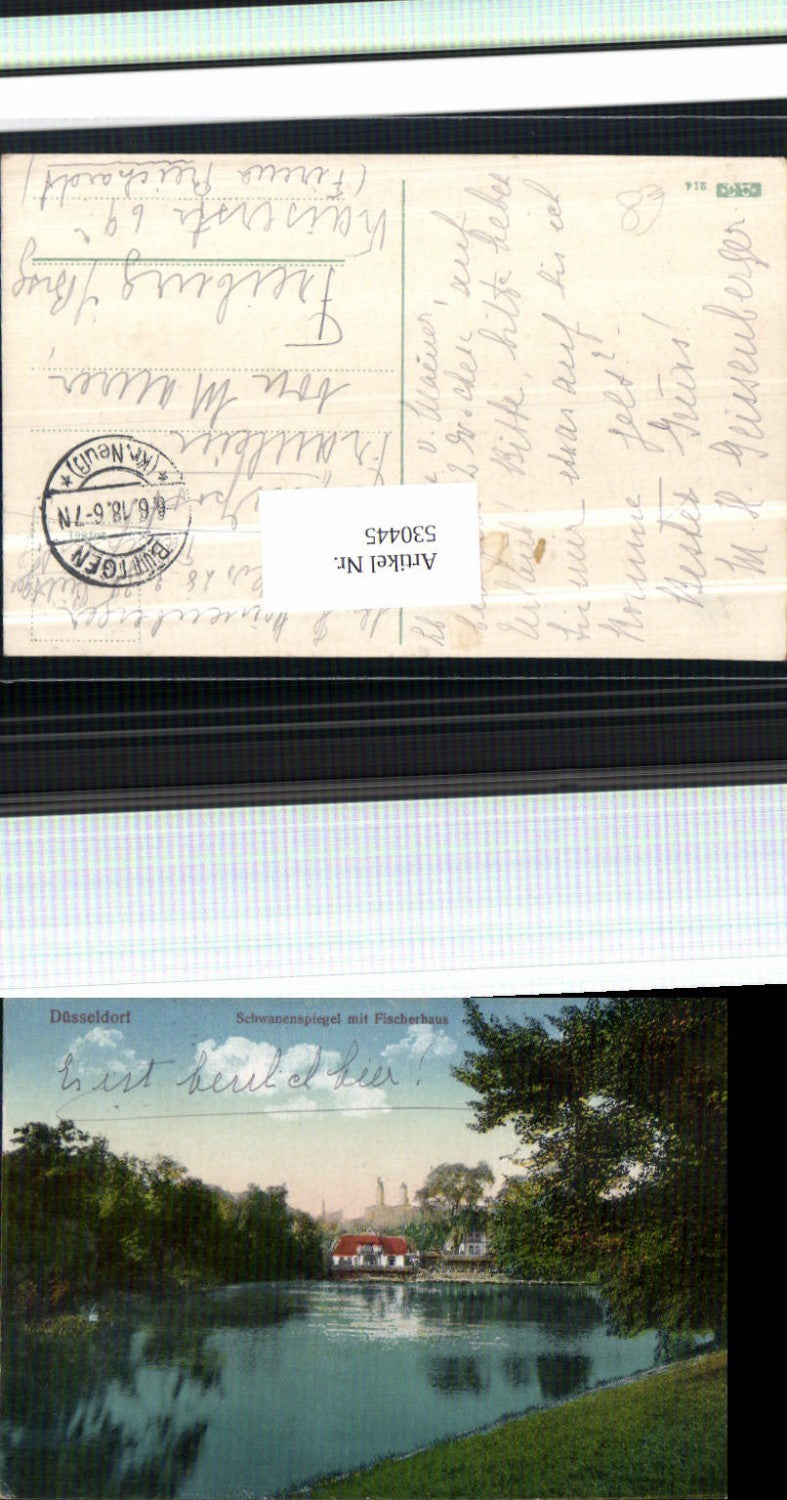 530445,Düsseldorf Schwanenspiegel Fischerhaus