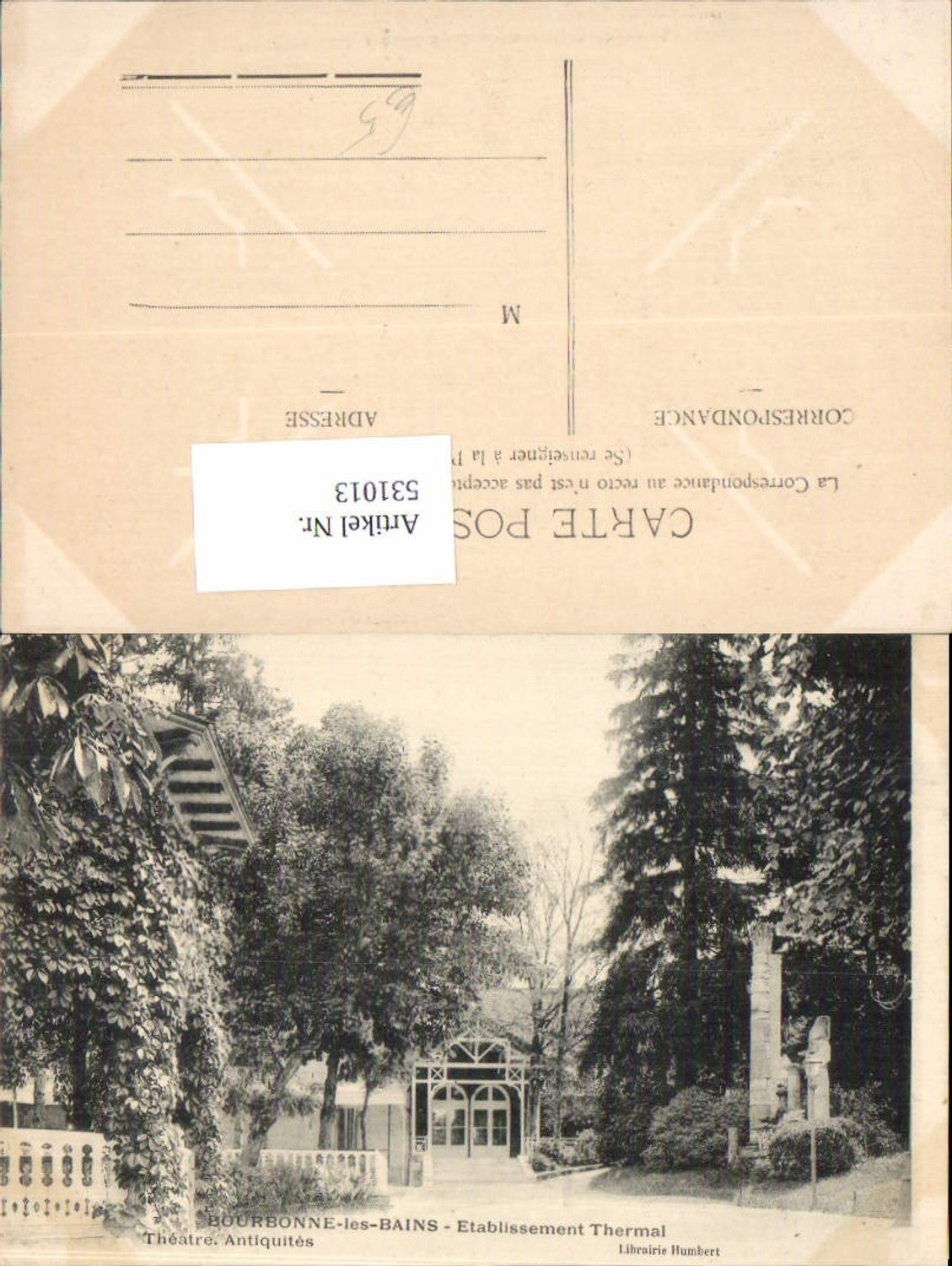 Alte Ansichtskarte – Old Postcard