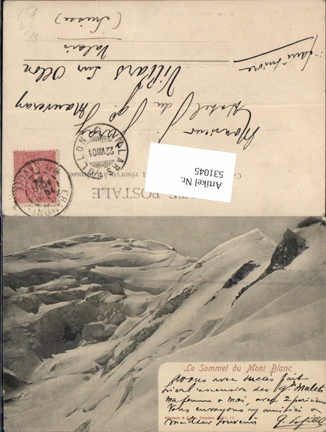 Alte Ansichtskarte – Old Postcard