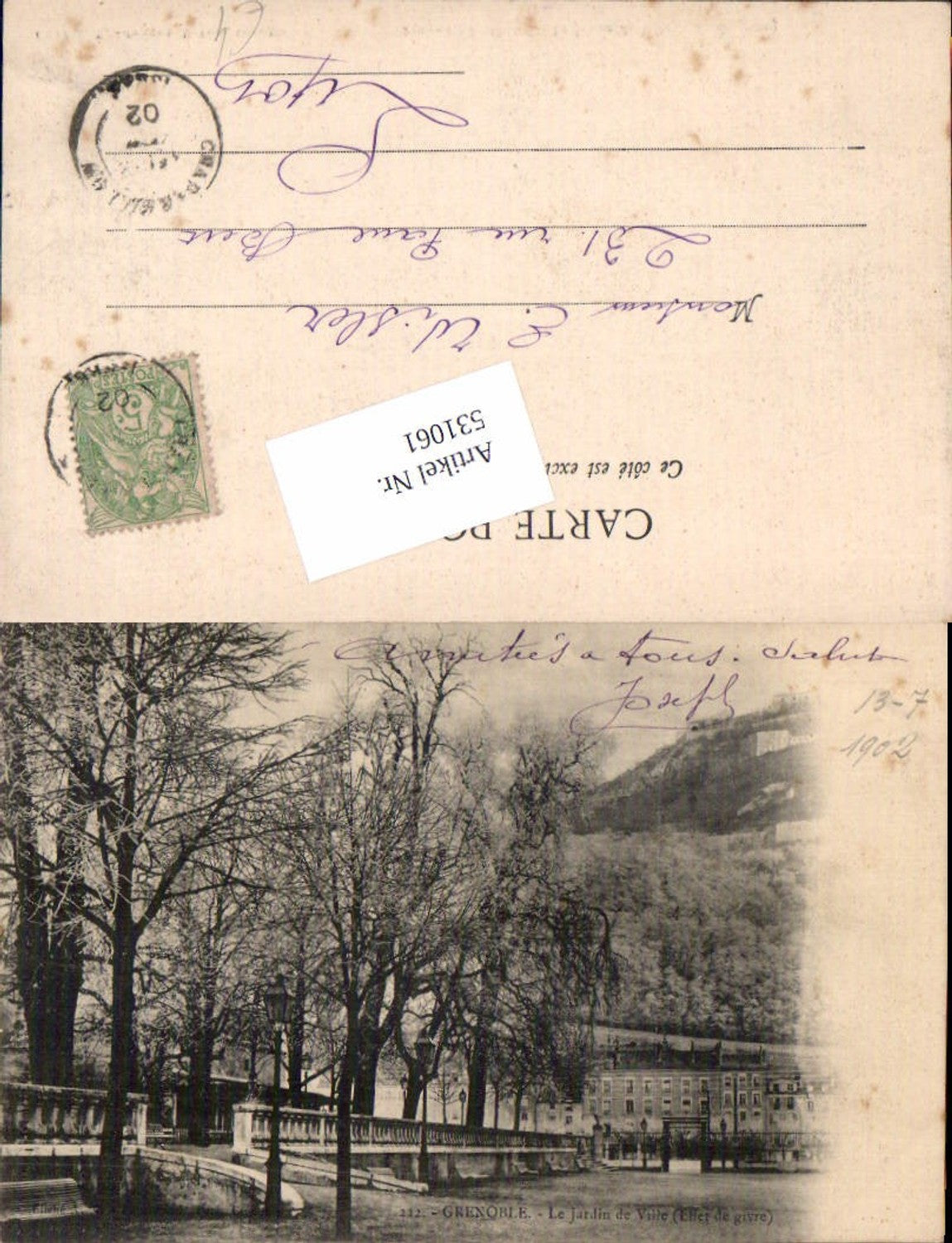 Alte Ansichtskarte – Old Postcard