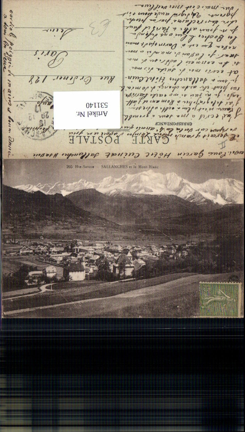 531140,France Haute Savoie Sallanches Mont Blanc