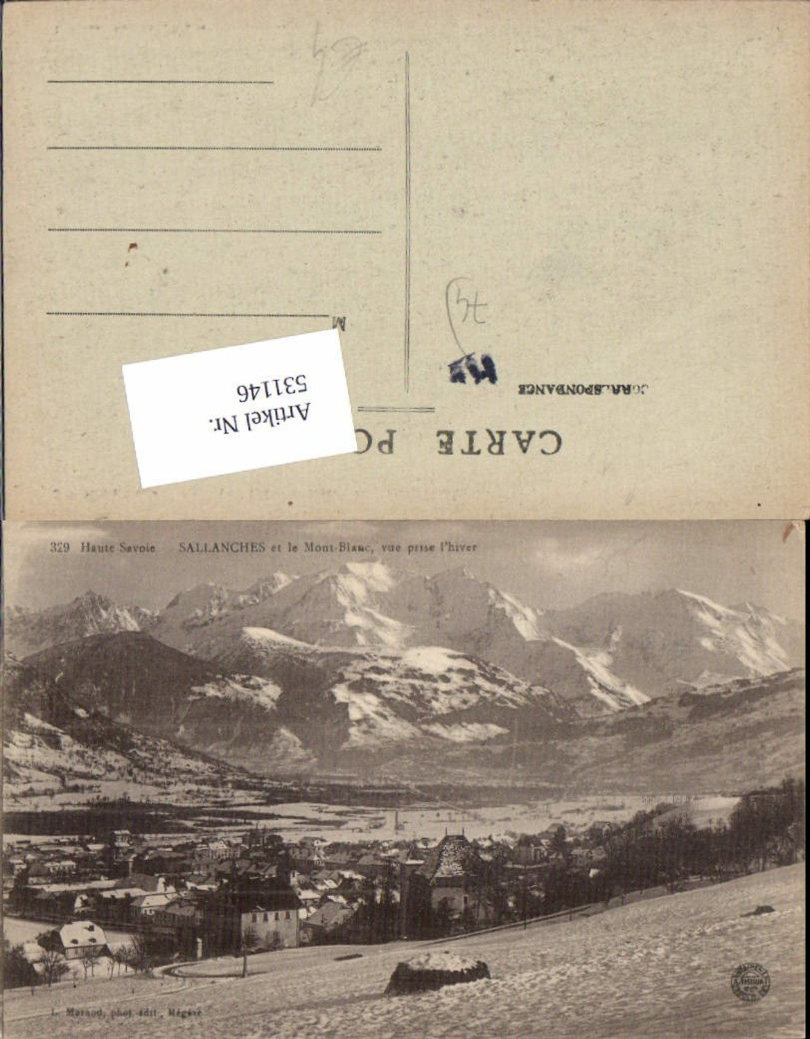 531146,France Haute Savoie Sallanches Mont Blanc