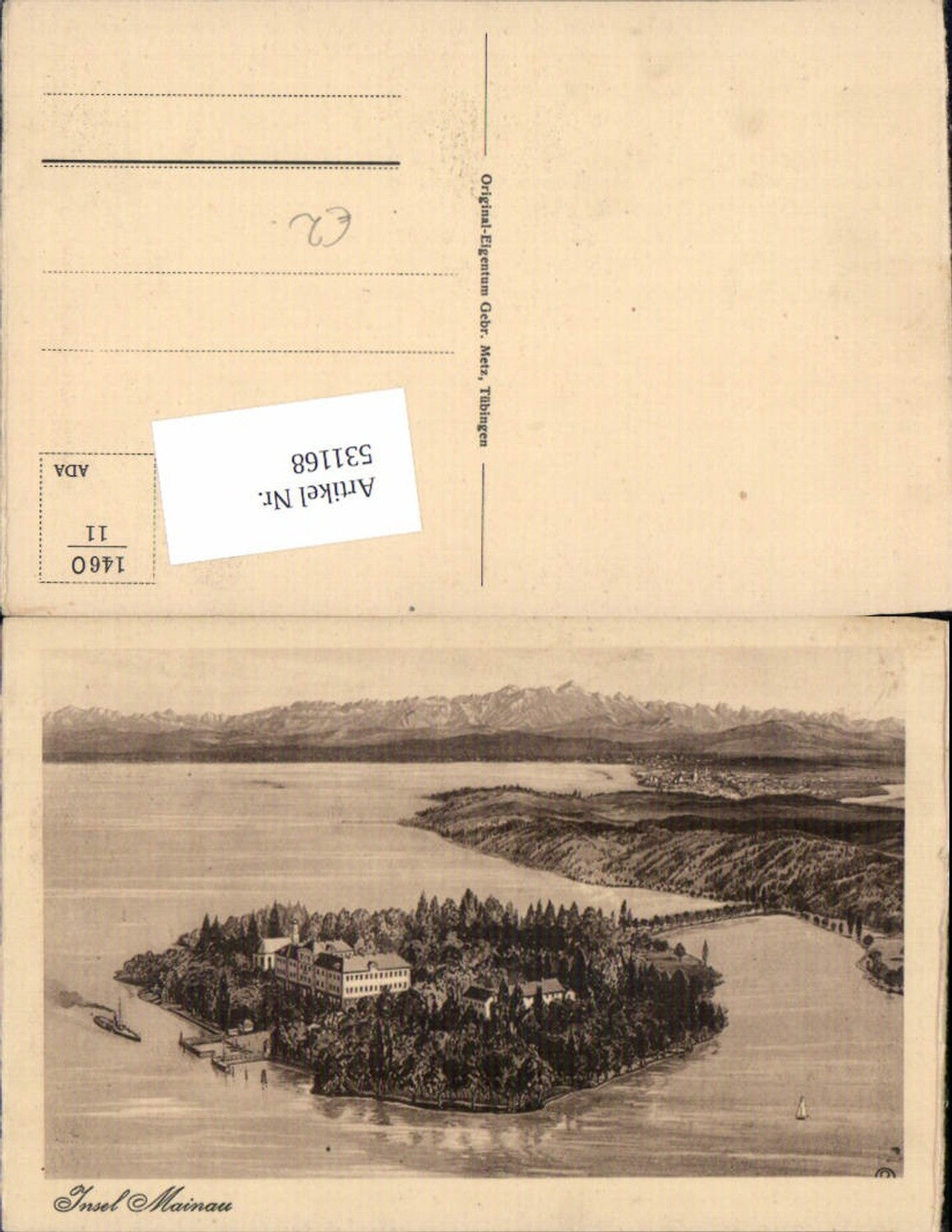 531168,Insel Mainau im Bodensee Konstanz Vogelschau