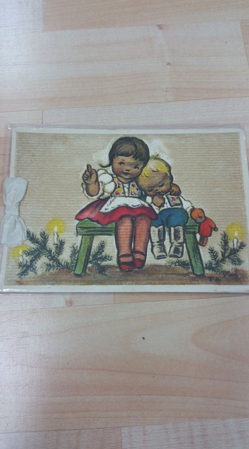 531209,Klappbellet süsse Kinder ähnlich Berta Hummel sign F.A. Künstler