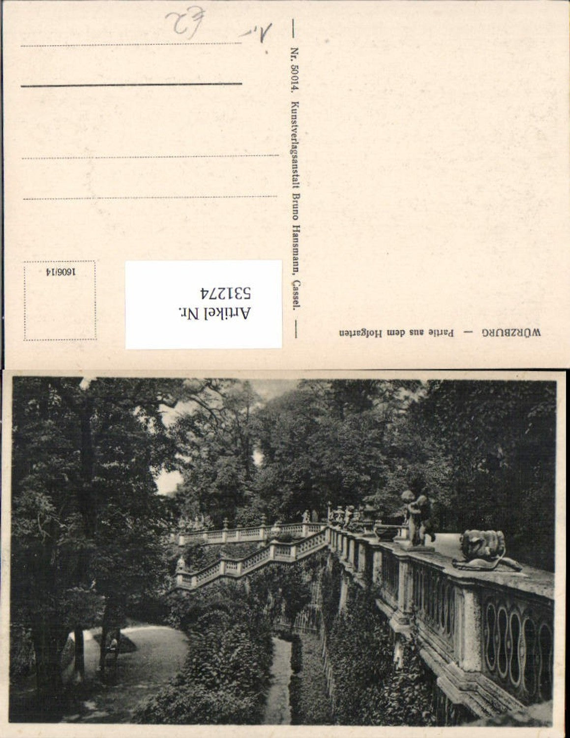 531274,Würzburg Partie a. d. Hofgarten