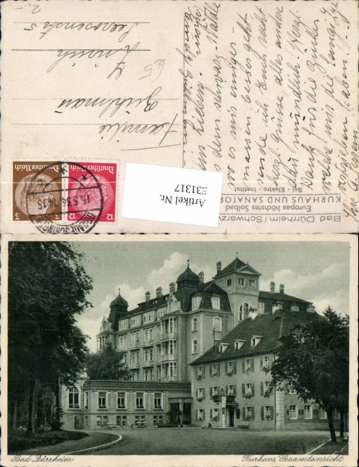 531317,Bad Dürrheim Kurhaus Gesamtansicht