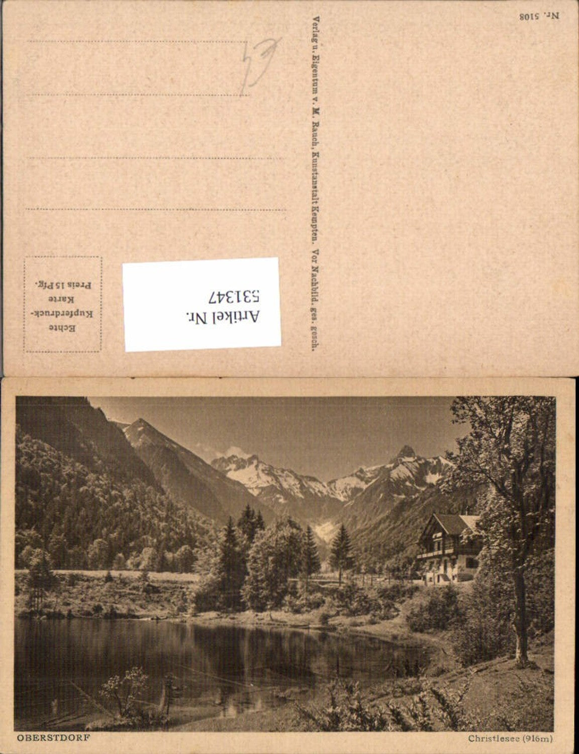 531347,Oberstdorf Christlsee Allgäu