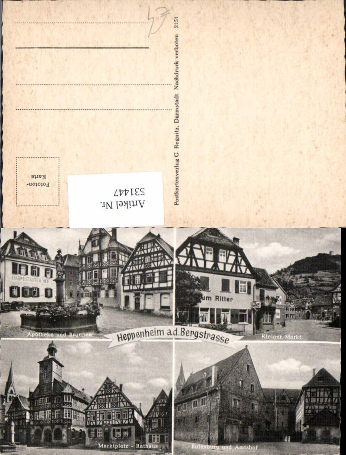Alte Ansichtskarte – Old Postcard
