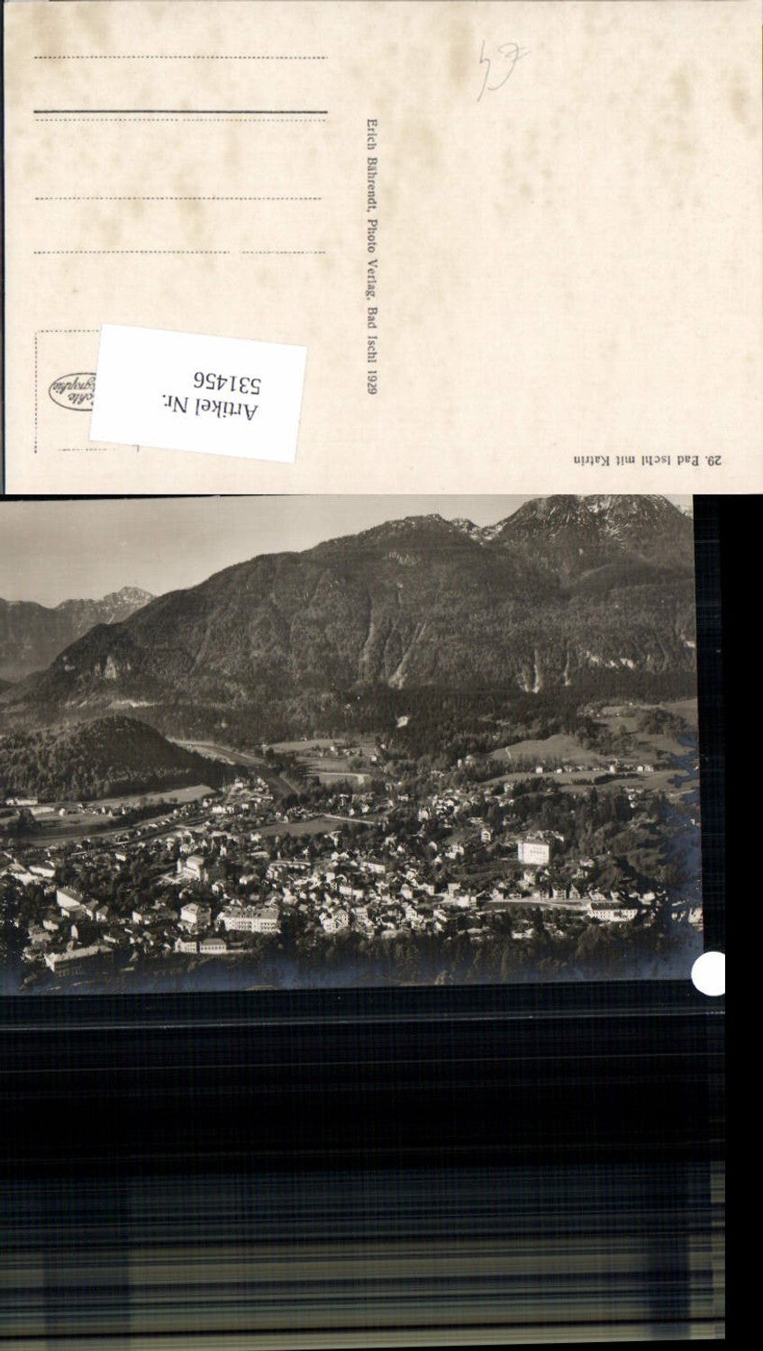 531456,Foto-AK Bad Ischl mit Katrin pub Bährendt 29