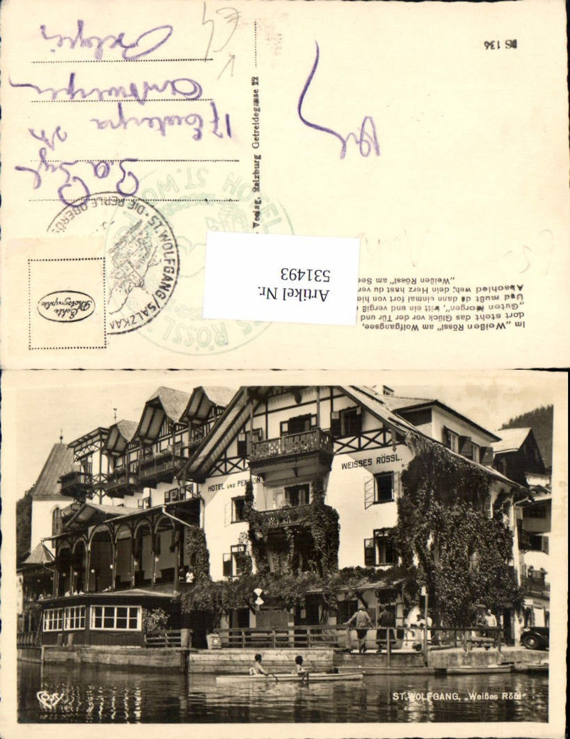 531493,St. Wolfgang am Wolfgangsee Weißes Rössl Boot pub Cosy 136