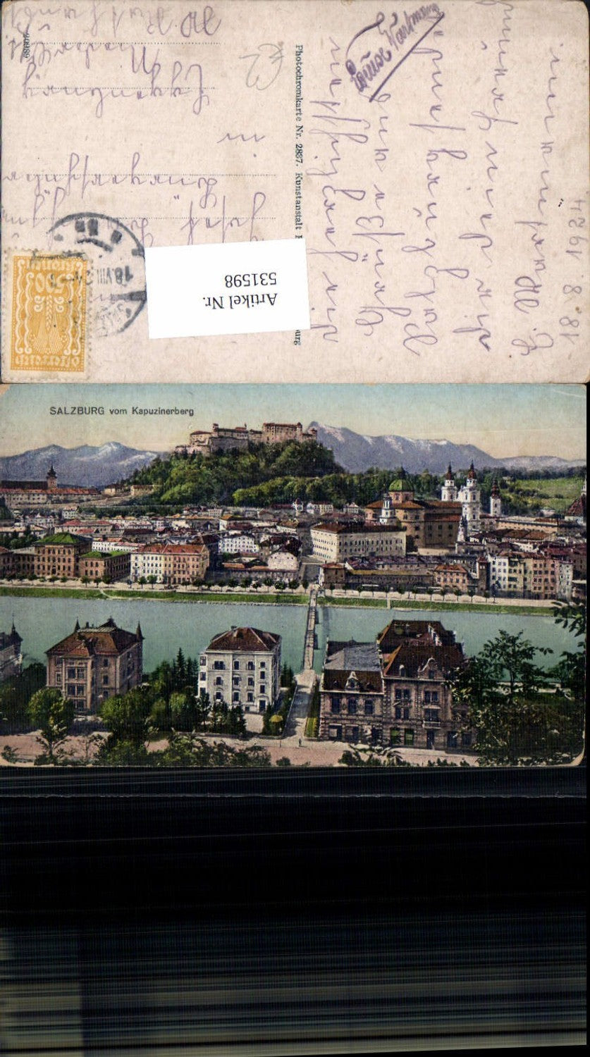 531598, Salzburg City from the Kapuzinerberg